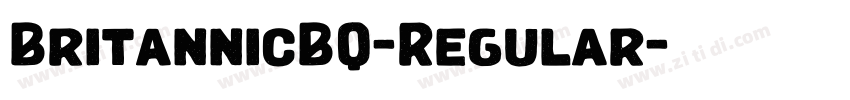 BritannicBQ-Regular字体转换