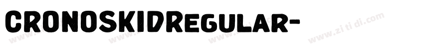 CRONOSKIDRegular字体转换