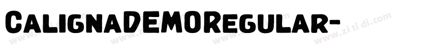 CalignaDEMORegular字体转换