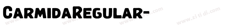 CarmidaRegular字体转换