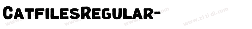 CatfilesRegular字体转换