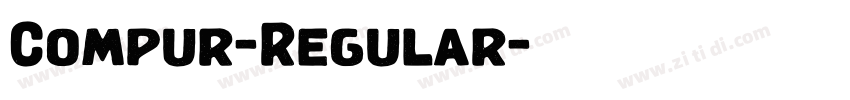 Compur-Regular字体转换