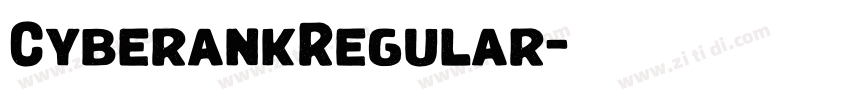 CyberankRegular字体转换