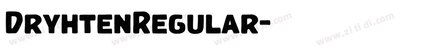 DryhtenRegular字体转换