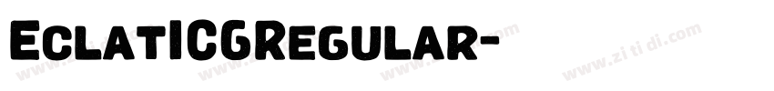 EclatICGRegular字体转换