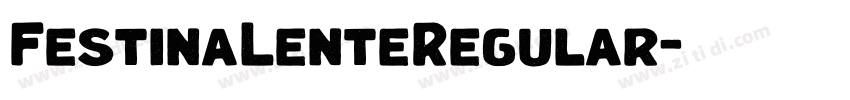 FestinaLenteRegular字体转换