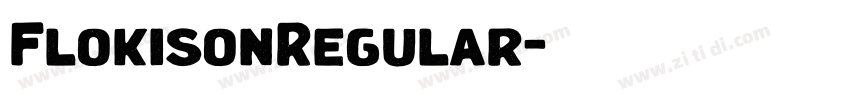 FlokisonRegular字体转换