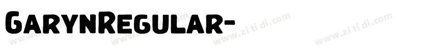 GarynRegular字体转换