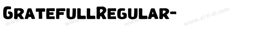 GratefullRegular字体转换