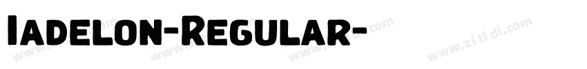 Iadelon-Regular字体转换 Iadelon-Regular字体转换