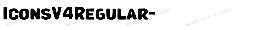 IconsV4Regular字体转换 IconsV4Regular字体转换