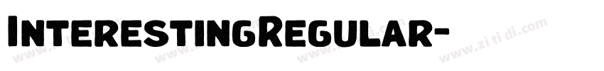 InterestingRegular字体转换