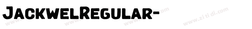 JackwelRegular字体转换