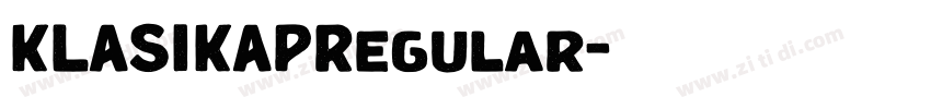 KLASIKAPRegular字体转换 KLASIKAPRegular字体转换