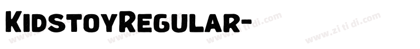 KidstoyRegular字体转换