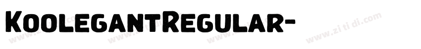 KoolegantRegular字体转换 KoolegantRegular字体转换