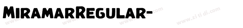 MiramarRegular字体转换 MiramarRegular字体转换