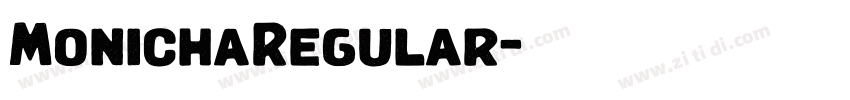 MonichaRegular字体转换