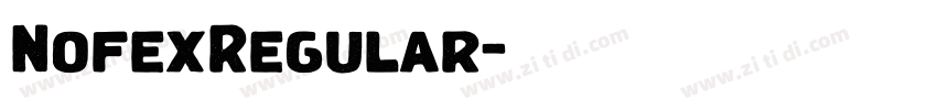 NofexRegular字体转换