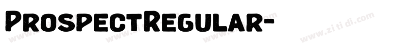 ProspectRegular字体转换