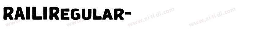 RAILIRegular字体转换