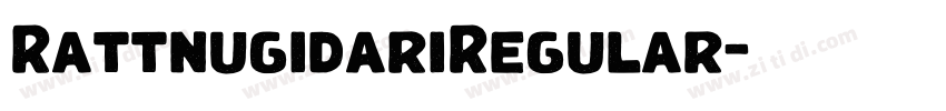 RattnugidariRegular字体转换