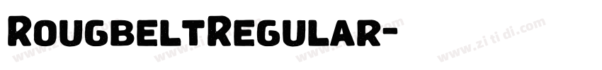 RougbeltRegular字体转换