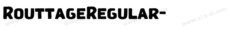 RouttageRegular字体转换 RouttageRegular字体转换