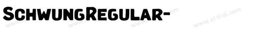 SchwungRegular字体转换