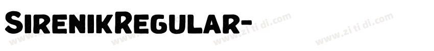 SirenikRegular字体转换 SirenikRegular字体转换