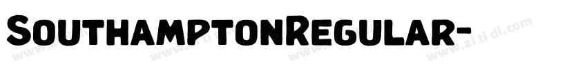 SouthamptonRegular字体转换