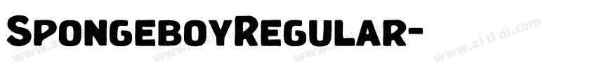 SpongeboyRegular字体转换
