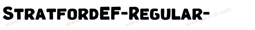 StratfordEF-Regular字体转换