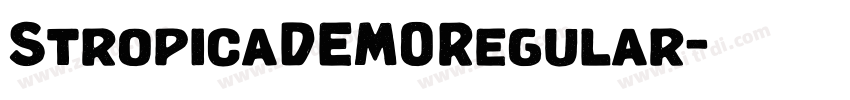 StropicaDEMORegular字体转换