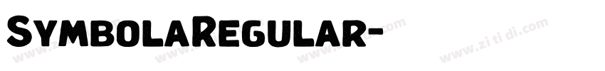 SymbolaRegular字体转换