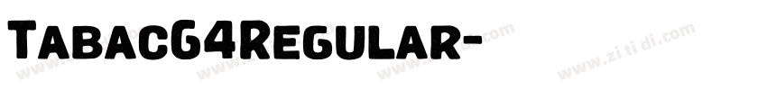TabacG4Regular字体转换