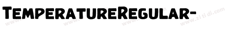 TemperatureRegular字体转换