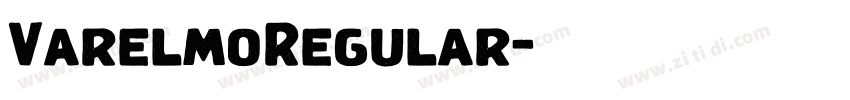 VarelmoRegular字体转换