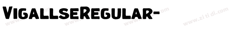 VigallseRegular字体转换