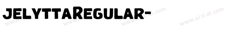 jelyttaRegular字体转换