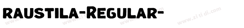 raustila-Regular字体转换