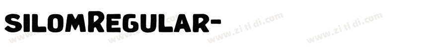 silomRegular字体转换