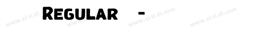 微雅软黑Regular字号字体转换