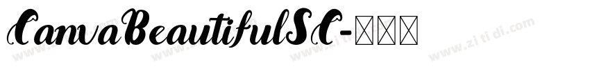 CanvaBeautifulSC字体转换
