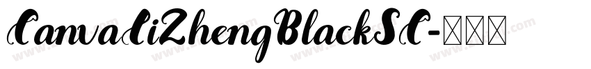CanvaLiZhengBlackSC字体转换