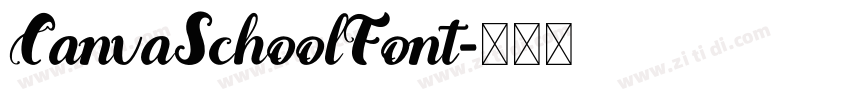 CanvaSchoolFont字体转换
