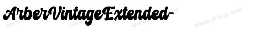 ArberVintageExtended字体转换