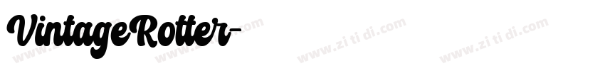 VintageRotter字体转换