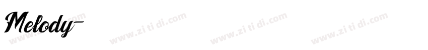 Melody字体转换