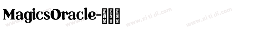 MagicsOracle字体转换